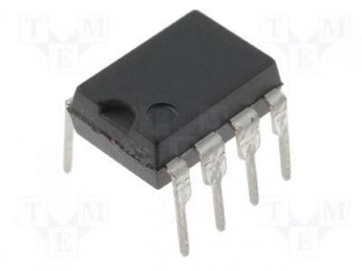 93C66B1 Памет; EEPROM; Microwire; 256x8/128x16bit; 4,5?5,5V; DIP8